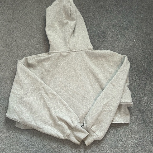 Tna cropped cozy af fleece hoodie grey - Picture 3 of 3